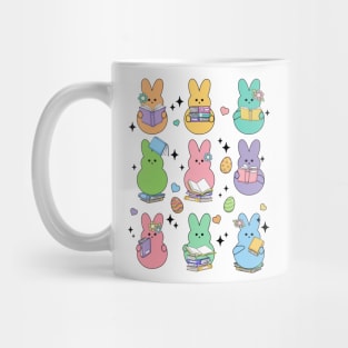 Teacher Easter, Teacher Reading, Easter Bunnies, Cute Teacher Bunny, Book Lovers Easter Mug